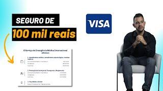 SEGURO VIAGEM gratuito do CARTÃO de CRÉDITO VISA! vale a pena? Passo a passo para utilizar