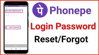 how to reset or forgot phonepe account password | how to reset phonepe account password