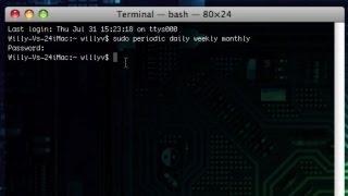 MAC OS X: Maintenance via Terminal