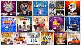 FREE CHURCH FLYERS - PSD FILES - GET READY TO DOWNLOAD NOW - 100% EDITABLE