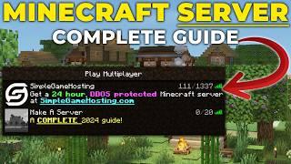 How To Make a Minecraft Server (2024)