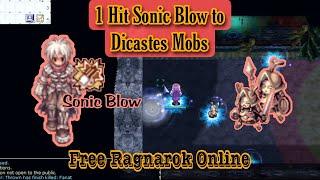Build Sonic Blow to kill Scaraba at Dicastes_01, Free Ragnarok Online ~