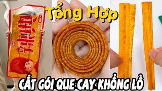 Tổng Hợp Cắt Squishy Đổi Thưởng Tập 16 | Bóc Và Ăn Thử Các Gói Que Cay Khổng Lồ (Dương Thộn)