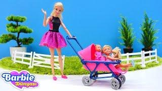  Barbie oyunları. Barbie ailesi Chelsea ve bebek için alışveriş yapıyor. En güzel bölümler