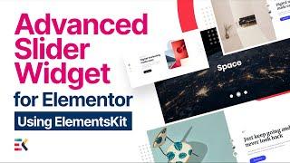 Advanced Slider Widget for Elementor | Elementskit | All-in-one addon for Elementor