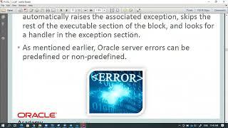 |PSAU - Course IS 3511| - |Oracle PL/SQL| - Lab 07 - |  Exception Handling |