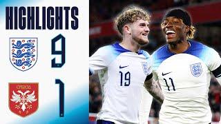 England U21 9-1 Serbia U21 | Young Lions Put 9 Past Serbia! | Highlights