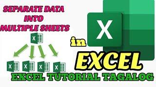 How to Separate Data into Multiple Worksheets using Vlookup and Match Function.