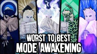 EVERY Mode Awakening RANKED From WORST To BEST | Shinobi Life 2 Mode Tier List