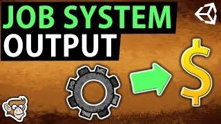 How to get Output from the Unity Job System