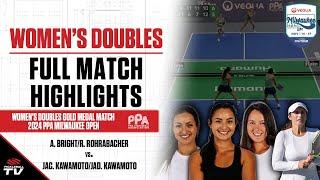 2024 PPA Milwaukee Open Women's Doubles - A. Bright/R. Rohrabacher vs. Jac. Kawamoto/Jad. Kawamoto