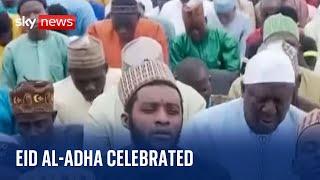 Millions of Muslims celebrate Eid al-Adha around the world