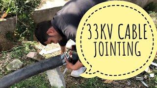 33KV Cable jointing | Electrical Engineering | Heat shrink cable joint | HT cable jointing | Manu