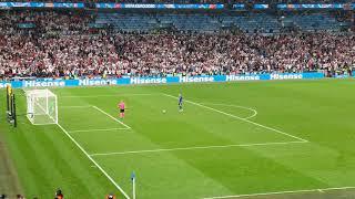 Full Penalty Shootout Italy vs England in EURO 2020 Final - View from stadium