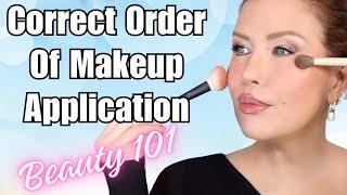 The Correct Order Of Makeup Application Step By Step | Risa Does Makeup