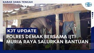 Polres Demak Bersama IJTI Muria Raya Salurkan Bantuan Sosial