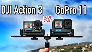 GoPro HERO 11 Black VS DJI Osmo Action 3 - Action Camera Comparison!
