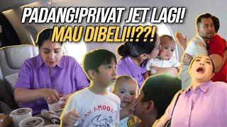 PRIVET JET KELUARGA SULTAN ??!!! ISINYA MAKANAN ENAK SEMUA , NAGITA RAFATHAR HAPPY....