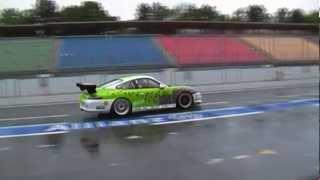 McCafe Porsche 911 Racecar on track