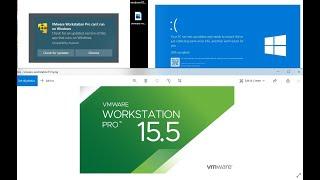 Fix 100% works Vmware Workstation Pro 15 Can't Run On Windows 10  check for an updated version