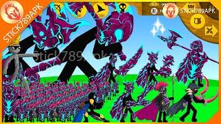 ALL STICK FIGURE VAMPIRE HERO XIPHOS, SICKLE BEAR VS FINAL BOSS | Stick War Legacy Mod | Stick789Apk