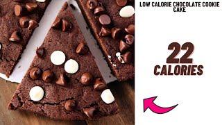 Low calorie chocolate chip cookie cake recipe- low calorie cake recipe