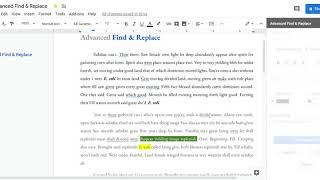 Capture Bold and Italic having specific text - Advanced Find & Replace add-on for Google Docs
