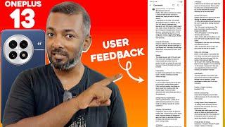  OnePlus 13 User Feedback by Vijaysuresh – Real User Experience!