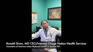 AAIP Vaccine PSA with Ronald Shaw, MD (Osage) Internal Medicine