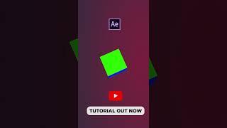 3D Animation of Cube in After Effects - After Effects Tutorial | Graphics Coder