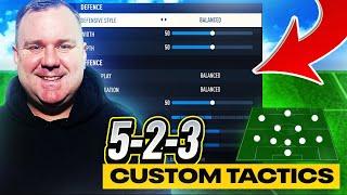 EAFC 24 - THE BEST 523 CUSTOM TACTICS & PLAYER INSTRUCTIONS!!