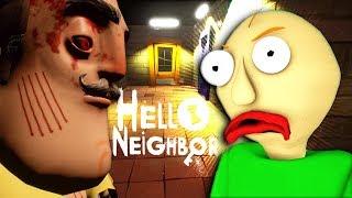 ПРИВЕТ СОСЕД ШКОЛА БАЛДИ! СЕКРЕТНЫЕ УРОВНИ СОСЕДА НАЙДЕНЫ! HELLO NEIGHBOR PFTP МОД