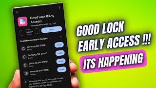 Samsung Good lock Early Access !!! Check the availability.