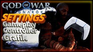 God of War Ragnarök - besten Einstellungen vor dem Start - Controller, Grafik & Gameplay - Deutsch