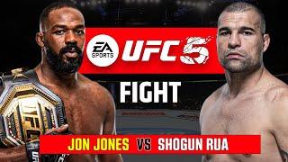 Jon Jones vs. Shogun Rua Full Fight | EA Sports UFC 5 Gameplay Simulation