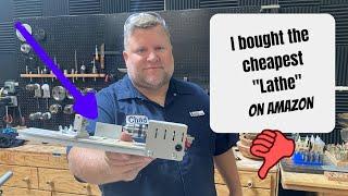 I bought the cheapest lathe on amazon and tested it!