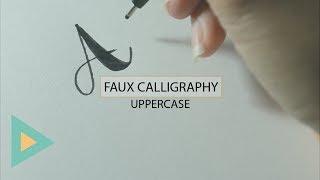 Calligraphy with Pen | UPPERCASE Letters A-Z