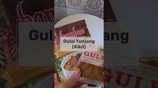 Gulai Tunjang / Kikil pakai 2 merk bumbu instan 