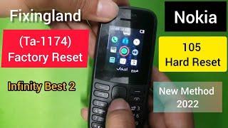 Hard reset / Nokia 105 2017 (TA-1174) factory reset / Unlock Code / New Method 100% OK