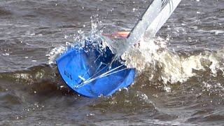 IOM's In Strong Winds Forcett Lakes, Tasmania, 17th Feb 22