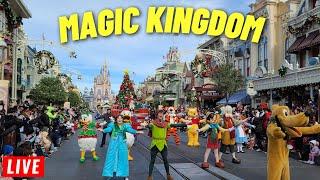  LIVE: Magic Kingdom Saturday for rides and the Christmas parades at Walt Disney World 12/21/2024