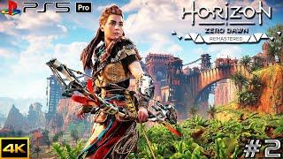 Horizon Zero Dawn Remastered PS5 PRO - Survival Lessons - Walkthrough Part 2: 4K GamePlay