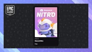 1-Month Discord Nitro FREE from Epic Games | Trial Guide 2024/2025