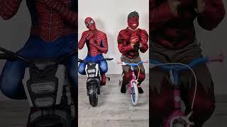 Red Hulk and Spiderman Patli Kamariya More hi hi #shorts