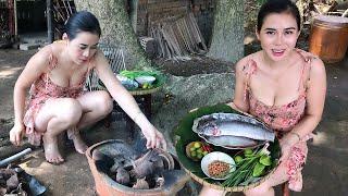 YuMi Daily Life Show |grilled snakehead fish |YuMi Daily Life