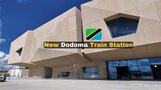 Inside a New Train Station of Dodoma Tanzania. Africa is Changing