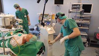 KLS Martin CO2 laser in ENT - larynx cordectomy surgery