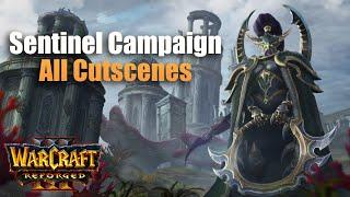 All Sentinel Campaign Cutscenes | Warcraft 3 Reforged Terror of the Tides