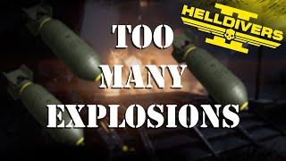 Trying out the new Crossbow with a TON of EXPLOSIONS in HELLDIVERS 2
