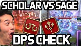 Sage Vs Scholar DPS Test!!! ( BiS )